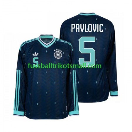 Fußballtrikots Deutschland Aleksandar Pavlovic 5 World Cup 2026 Langarm Auswärts-trikot kaufen